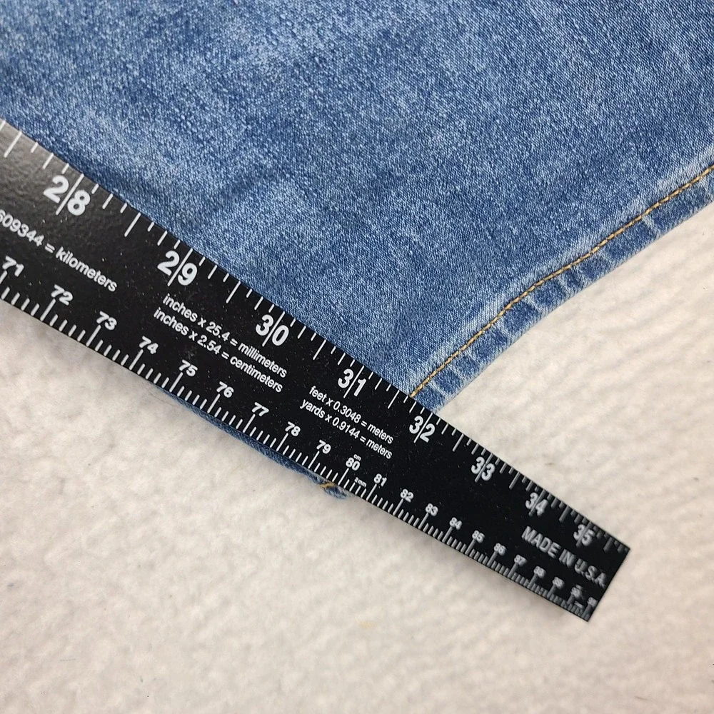 7‎ For All Mankind Jeans Mens 40x32 Slim Taper Fit Adrien Light Wash 7FAM Denim